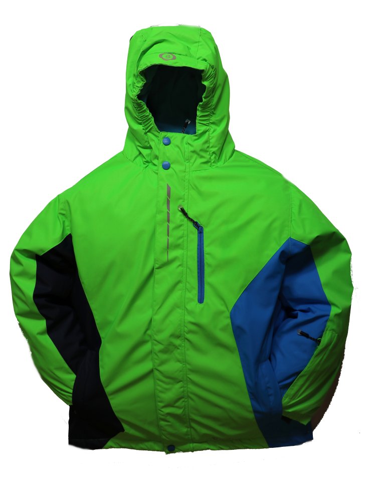 Dětská zimní bunda HA02-M2 zelená vel. 134-164 cm Barva: Zelená, Velikost: 140 - 146 cm