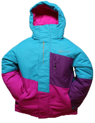Dětská zimní bunda HA03-M2 tyrkysová vel. 134-164 cm Barva: tyrkysová, Velikost: 158 - 164 cm