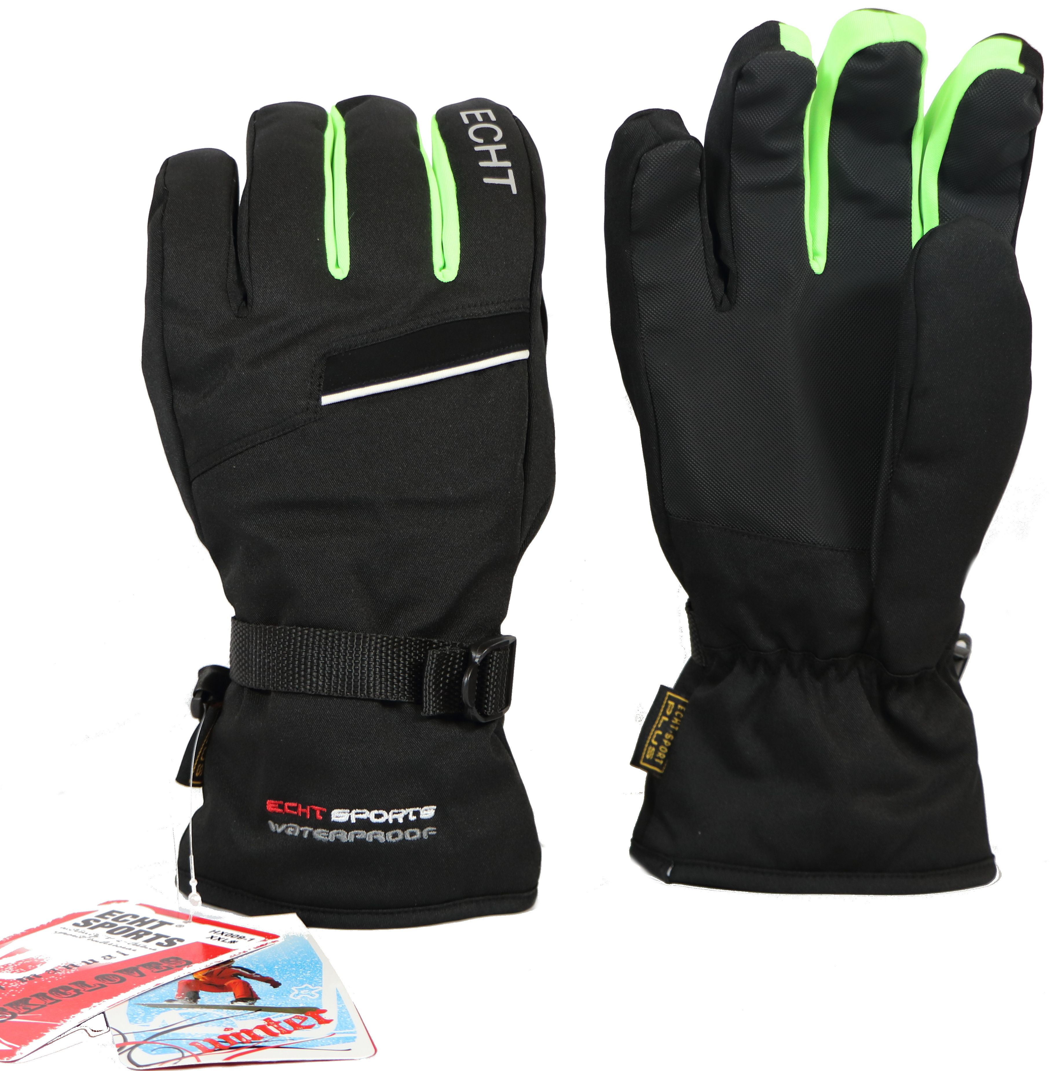 Pánské lyžařské rukavice HX009-1 Barva: varianta 1, Velikost: XL
