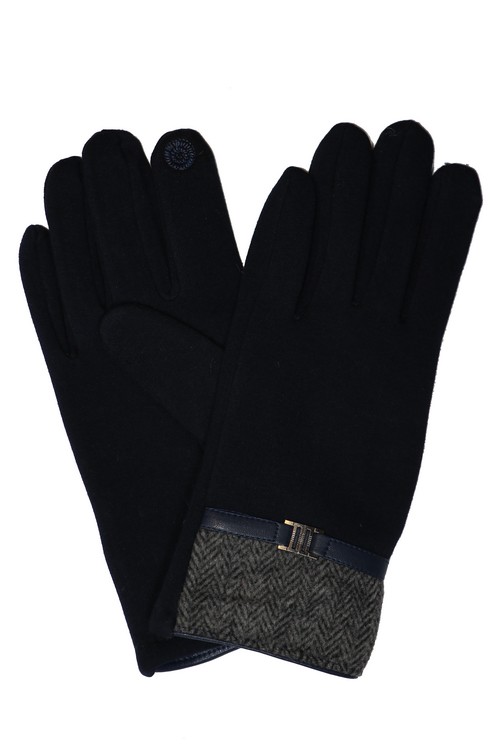 Pánské textilní rukavice BDA001 Barva: Modrá, Velikost: XL