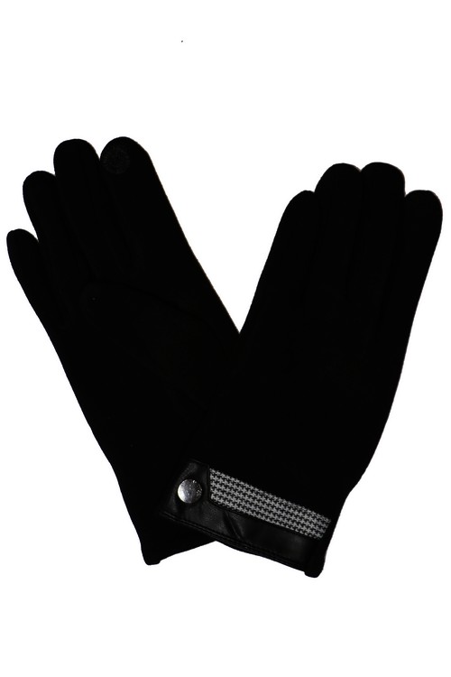 Pánské textilní rukavice BDA002 Barva: Černa, Velikost: XXL