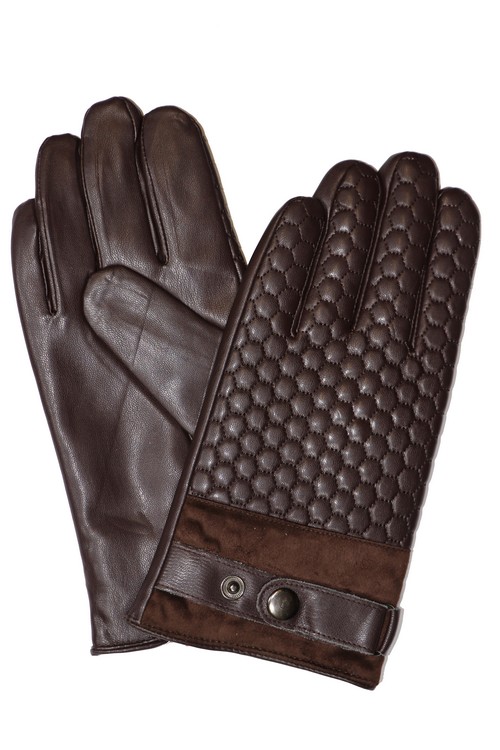Pánské rukavice PSA002 Barva: hnědá, Velikost: XL