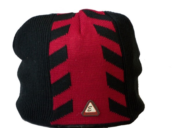 Pánská čepice F062 černo-červená Barva: černo-červená