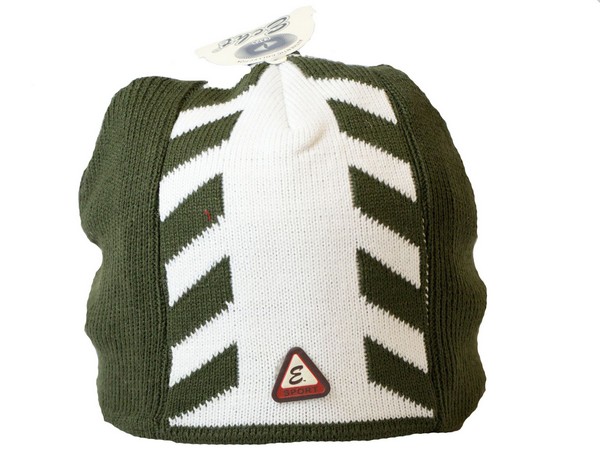 Pánská čepice F062 zeleno-bílá Barva: zeleno-bílá