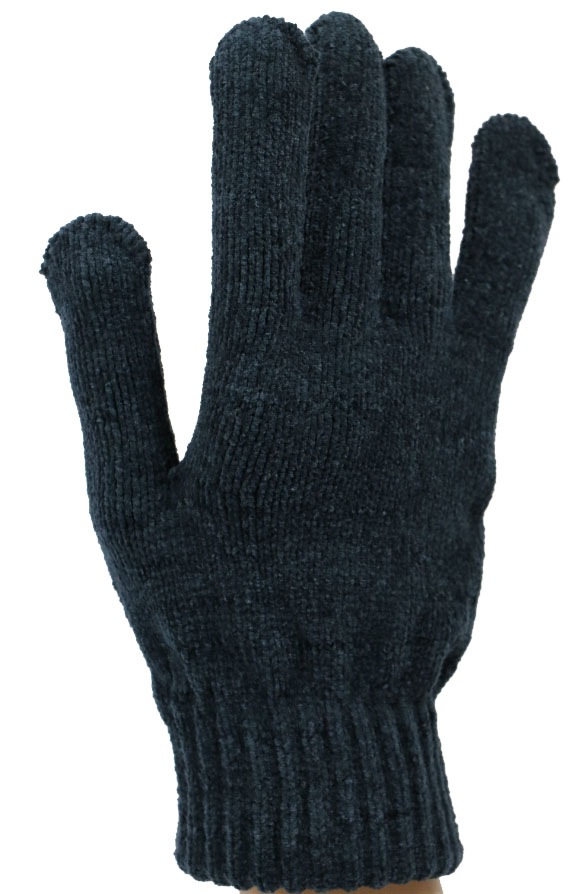 Dámské pletené rukavice MSB003 modrá Barva: Modrá