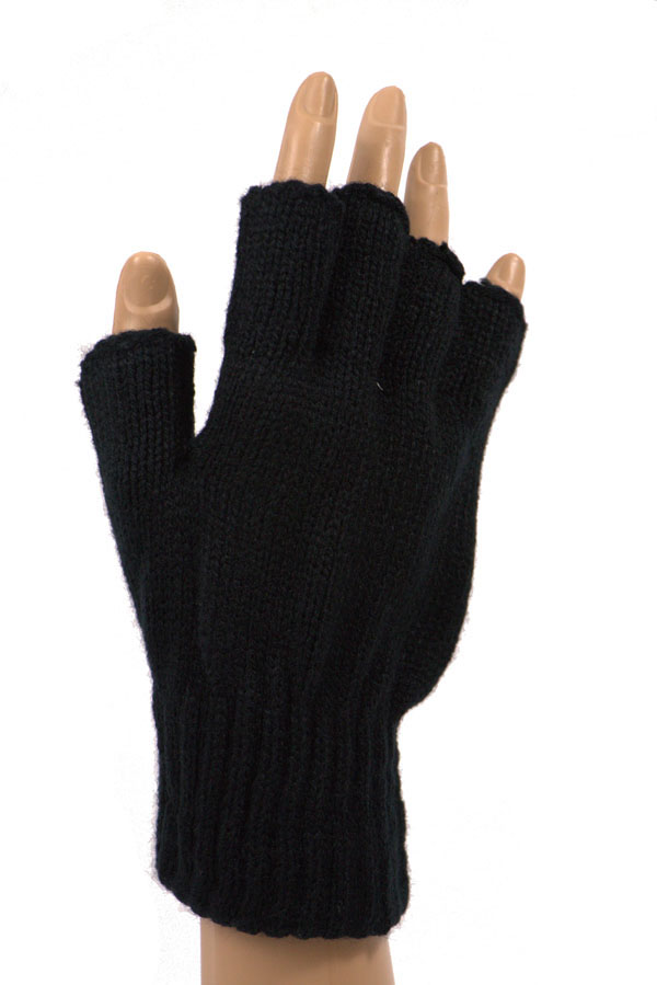 Dámské bezprstové rukavice MSA002 černá Barva: Černa