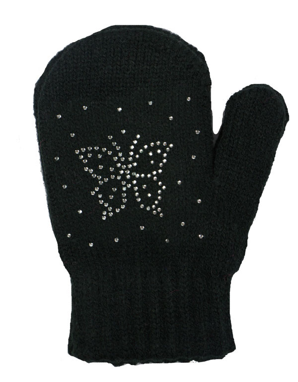 Dětské palcové rukavice MS008 Barva: Černa