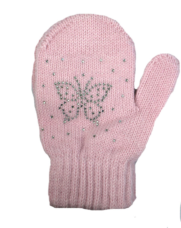 Dětské palcové rukavice MS008 Barva: Světle růžová