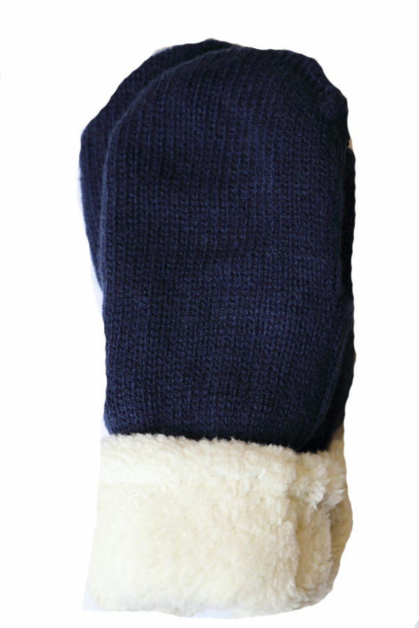 Dětské pletené palcové rukavice C010 Barva: Modrá, Velikost: univerzální