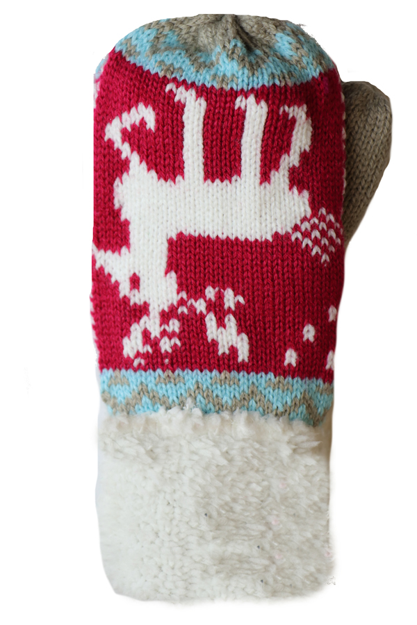 Dětské pletené palcové rukavice C025 Barva: varianta 1