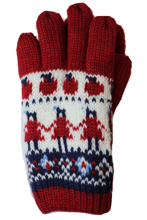 Dětské pletené prstové rukavice C030 Barva: varianta 1