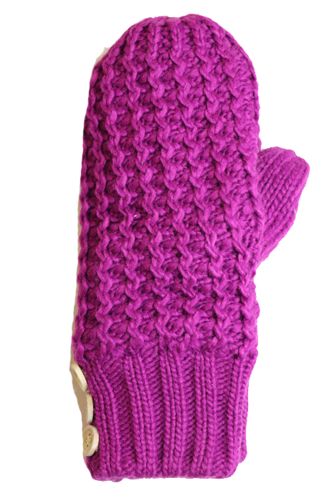 Dámské pletené rukavice JKB080 Barva: Fialová