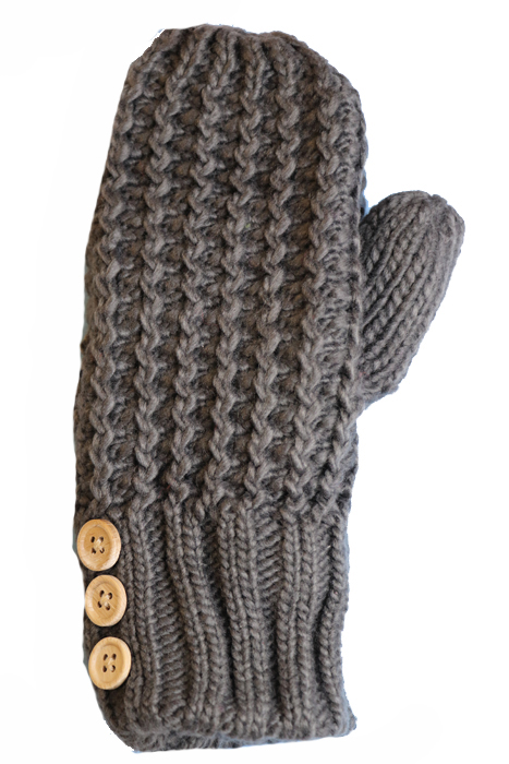 Dámské pletené rukavice JKB080 Barva: tmavě šedá