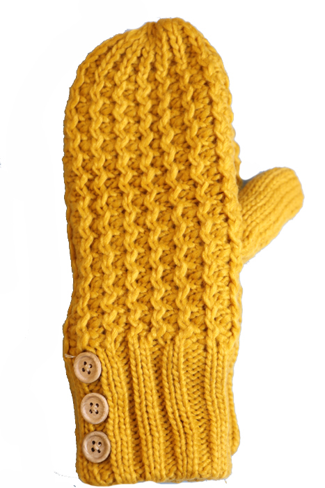 Dámské pletené rukavice JKB080 Barva: Žlutá