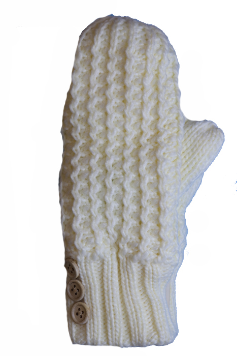 Dámské pletené rukavice JKB080 Barva: Bílá