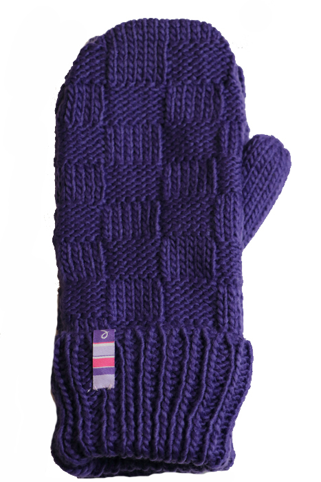 Dámské pletené rukavice JKB021 Barva: Fialová