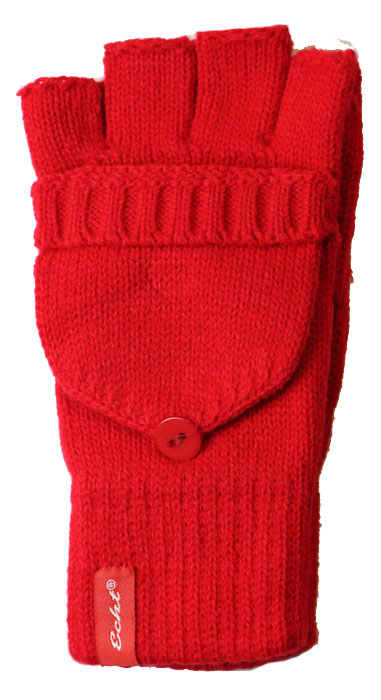 Dámské pletené rukavice JKB025 Barva: Červená