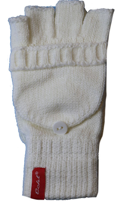Dámské pletené rukavice JKB025 Barva: Bílá