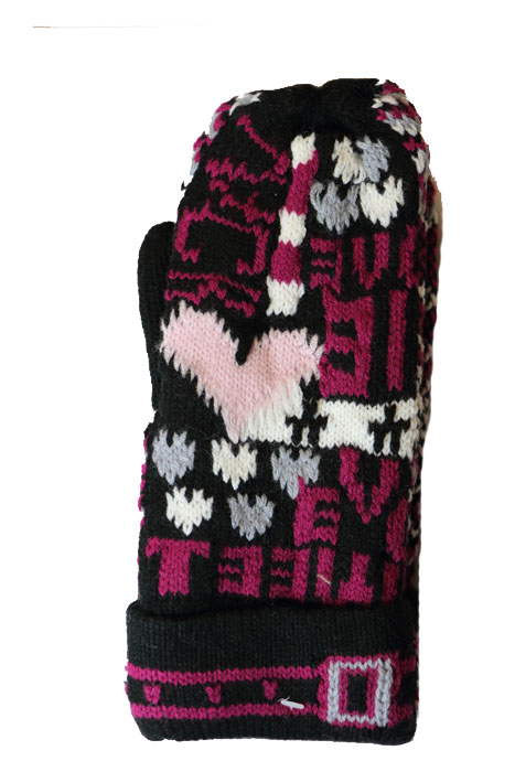 Dámské pletené palcové rukavice JKB067 Barva: varianta 2
