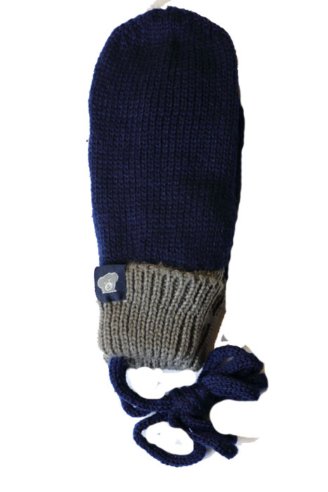 Dětské pletené palcové rukavice C01 Barva: Tmavě modrá
