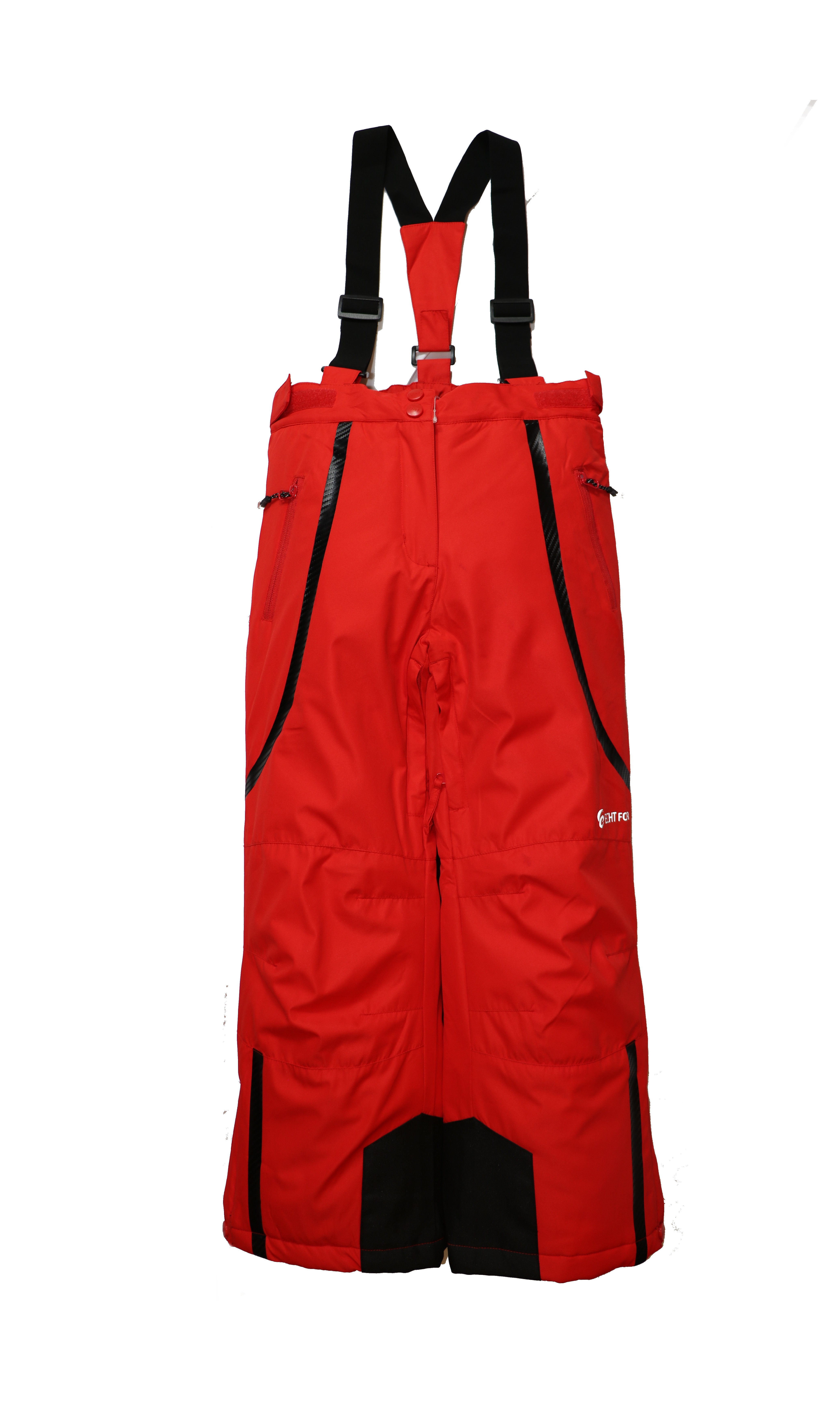 Dětské lyžařské kalhoty HB01-M1 červené Barva: Červená, Velikost: 128 - 134 cm
