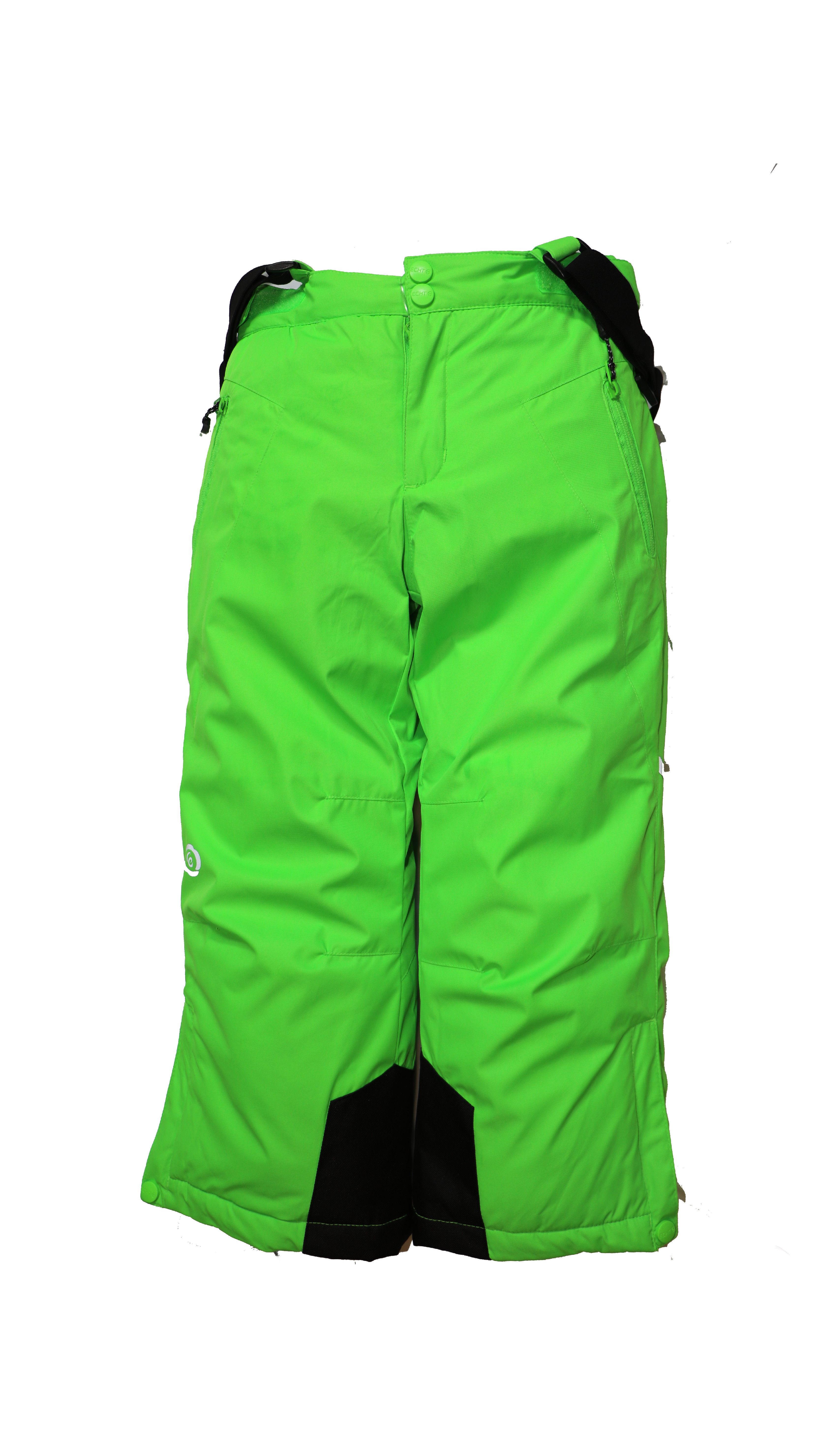 Dětské lyžařské kalhoty HB02-M1 zelená Barva: Zelená, Velikost: 104 - 110 cm