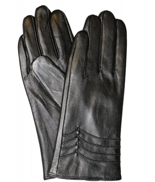 Dámské kožené rukavice B005 Barva: Černa, Velikost: XL