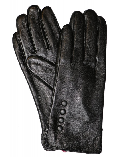 Dámské kožené rukavice B030 černá Barva: Černa, Velikost: XXL