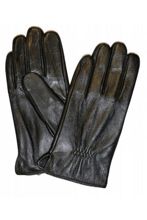 Pánské kožené rukavice A34 Barva: Černa, Velikost: XL