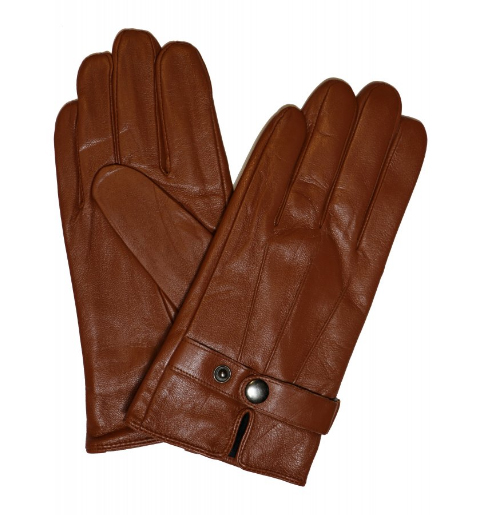 Pánské kožené rukavice A36 Barva: hnědá, Velikost: XL