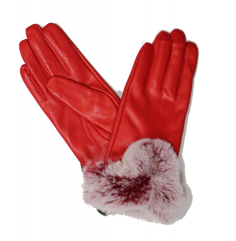 Dámské rukavice PSB005 Barva: Červená, Velikost: XL