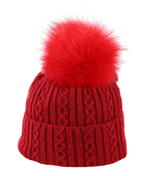 Dámská stylová zimní čepice PF008 Barva: Červená