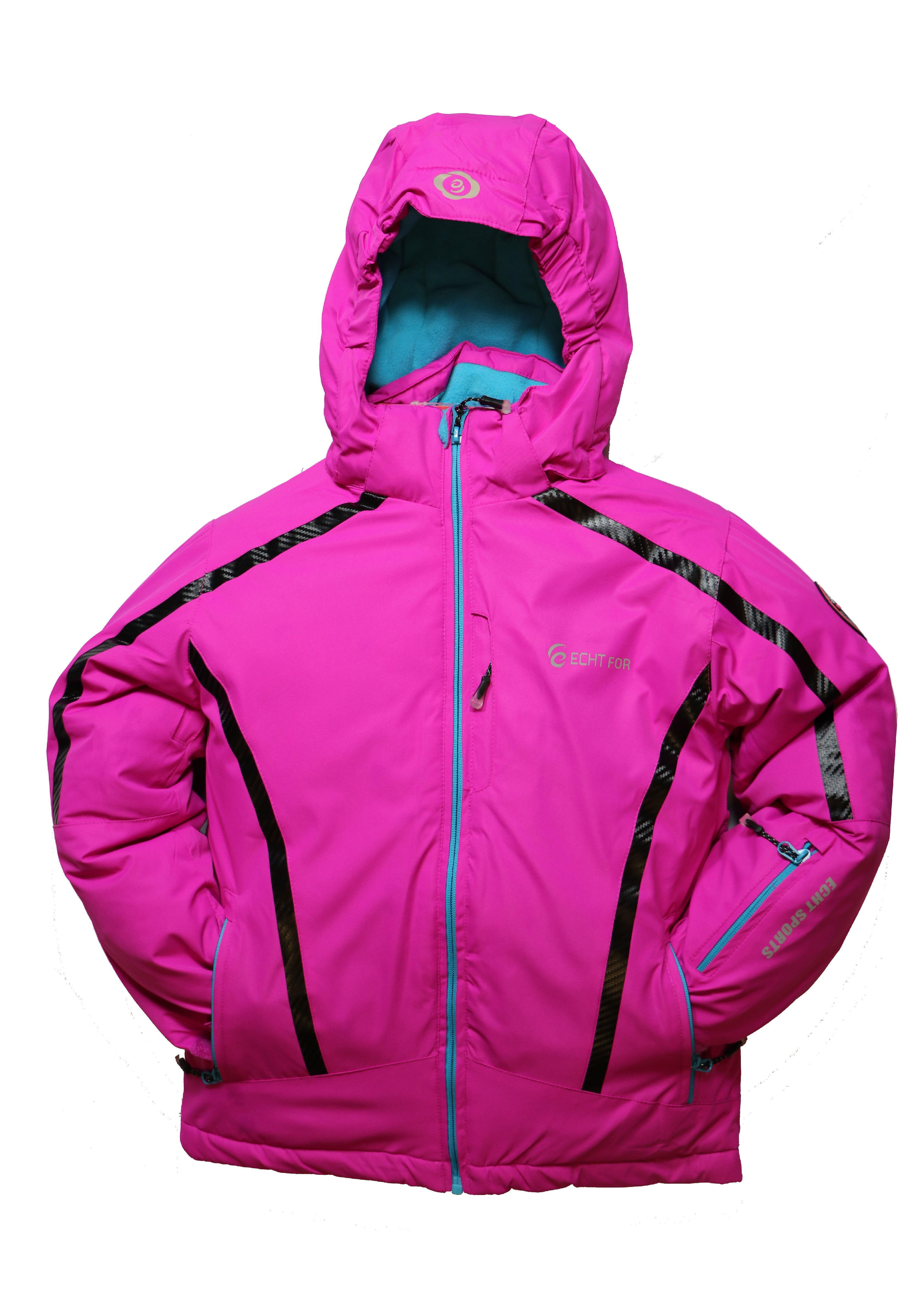 Dětská zimní bunda HA01-M1 fialová vel. 104-134 cm Barva: Fialová, Velikost: 116 - 122 cm
