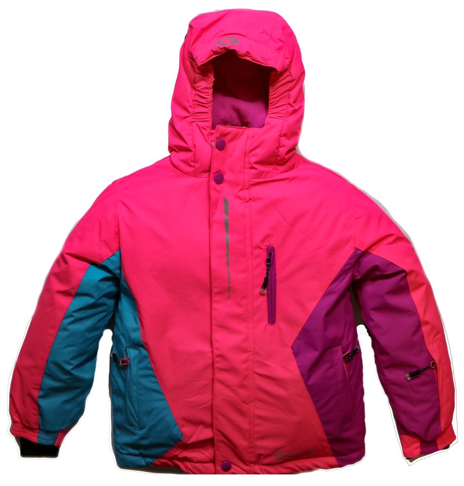 Dětská zimní bunda HA02-M1 růžová vel. 104-134 cm Barva: Růžová, Velikost: 116 - 122 cm