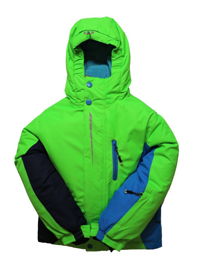 Dětská zimní bunda HA02-M1 zelená vel. 104-134 cm Barva: Zelená, Velikost: 128 - 134 cm