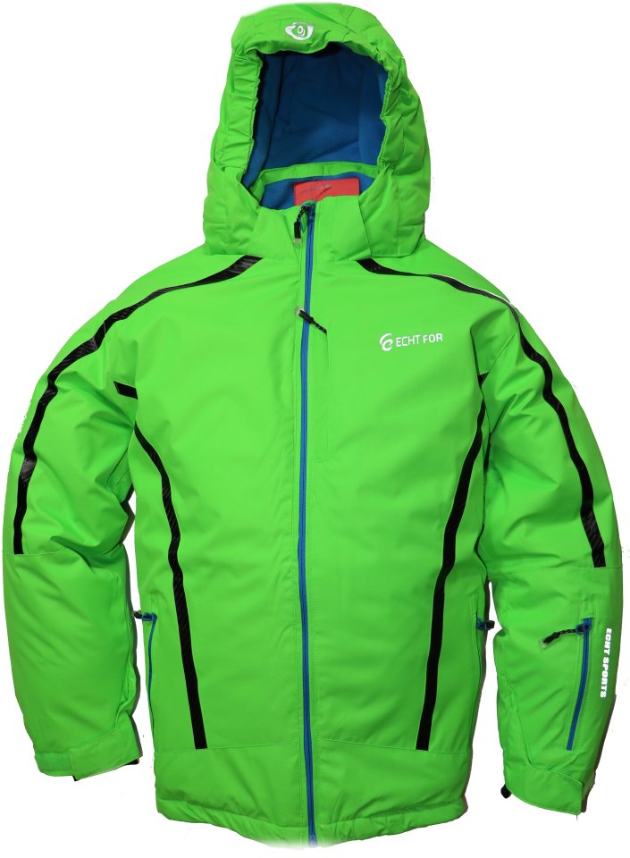 Dětská zimní bunda volného střihu HA01-M2 zelená vel. 134-164 cm Barva: Zelená, Velikost: 140 - 146 cm
