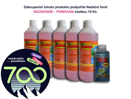 Přípravek do septiku, ČOV TREPSAN FORTE 5x1l + 250ml ŽUMPEX START zdarma