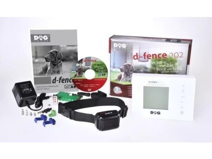 Elektronický neviditelný ohradník Dogtrace d-fence 202 - WHITE sada