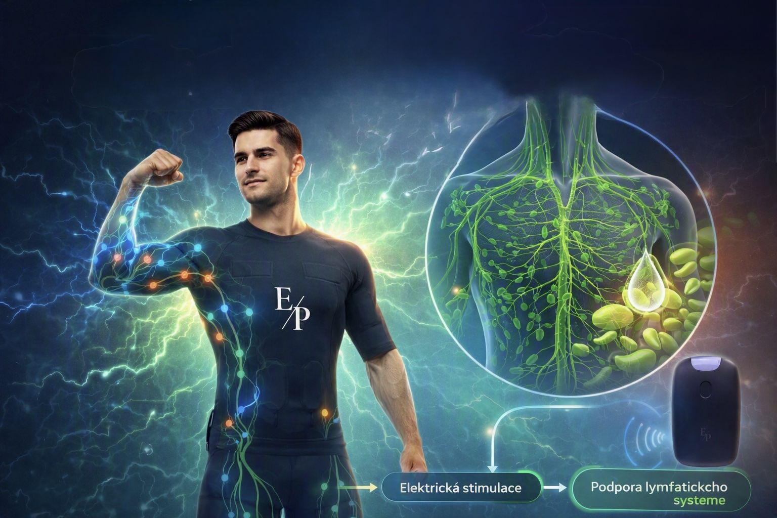 EMS technologie a lymfatický systém: Jak může elektrická stimulace svalů podpořit pohyb, regeneraci a správnou funkci organismu