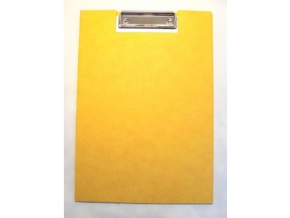 Podložka na psaní se zakrývací deskou, žlutá