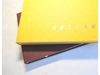Skicák A4, žlutý