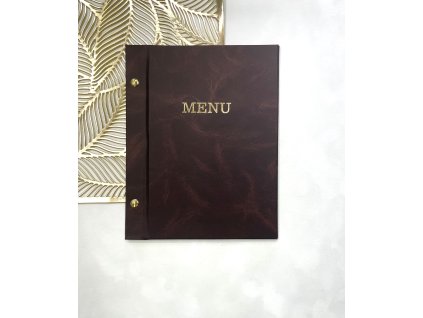 desky na MENU hnědé