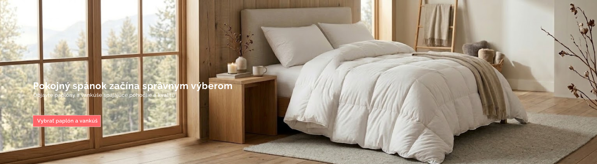 Pokojný spánok začína správnym výberom