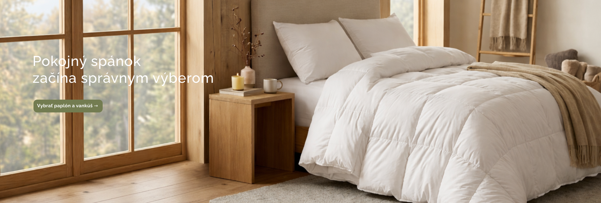 Pokojný spánok začína správnym výberom
