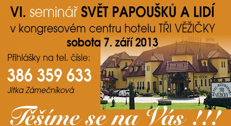 VI. seminář Svět papoušků a lidí