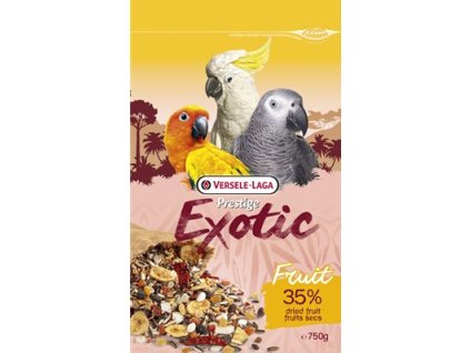 versele laga prestige premium exotic parrots fruit 750 g
