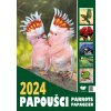 Nastenny kalendar Papousci 2024