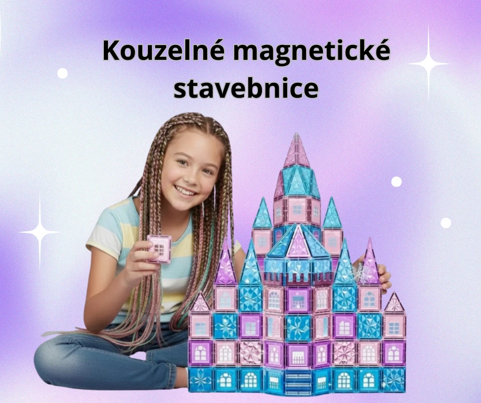 magneticke stavebnice mobil