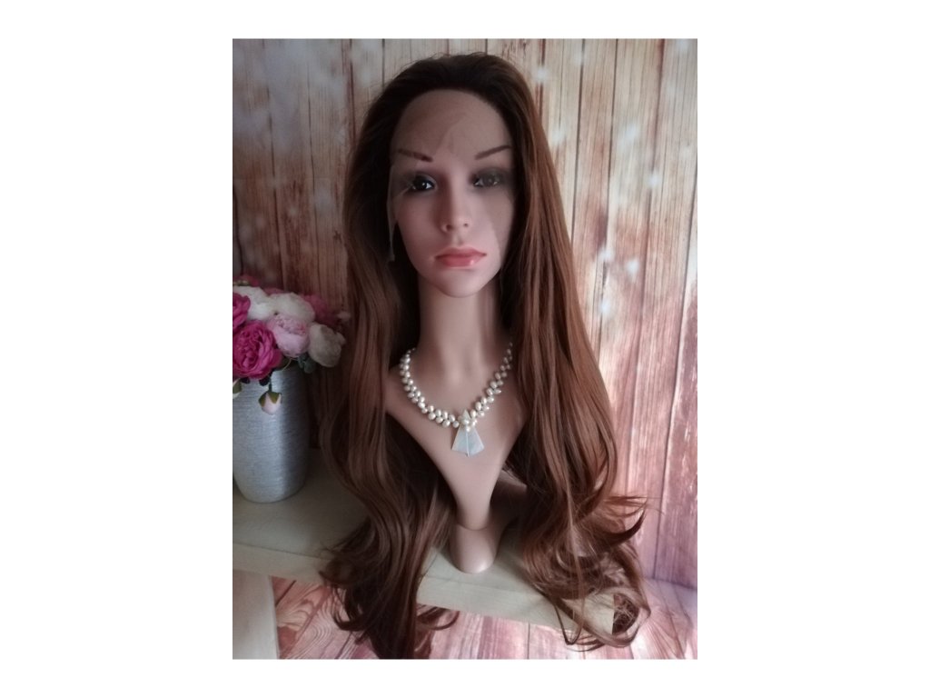 Ruth - lace front hnědá paruka