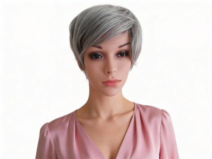 Bailey - krátká šedá paruka